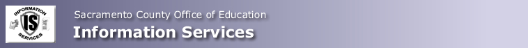 Sacramento County Office of Education: Information Services